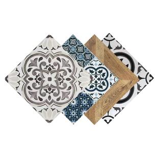 pvc地板革自粘地板贴加厚耐磨防水仿瓷砖木纹石塑胶贴纸地面遮丑