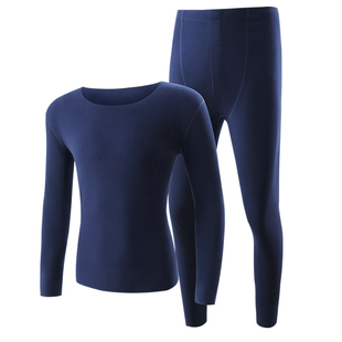 纯棉保暖内衣男士单件上衣全棉毛衫秋衣秋裤套装男款冬季2025新款