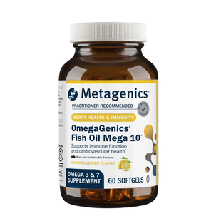 美国Metagenics麦特金尼斯Mega10欧米伽3&7鱼油加强高浓度鱼油60