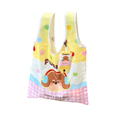 高颜值可折叠便携购物袋环保布袋