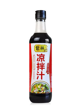 紫林凉拌汁香辣味500ml酸辣椒麻点蘸捞汁调味汁厨房调料