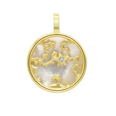 rees世界母贝地球轻奢18k黄金