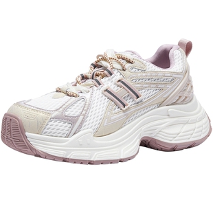 热风厚底老爹鞋女款2026年春季新款百搭运动休闲鞋户外跑步女鞋子