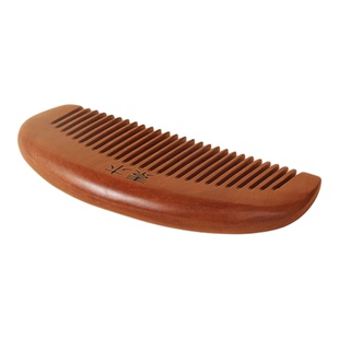 素木会心 小木梳子便携小巧按摩梳老桃木黑丝檀木随身携带 整木料