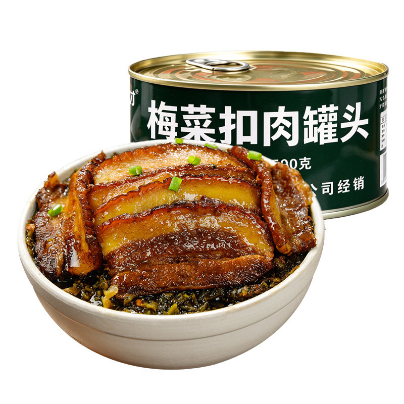 香之渝梅菜扣肉罐头500g加热熟食即食梅干菜美食红烧肉半成品户外