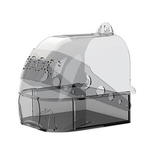 鹦鹉洗澡盆大号虎皮牡丹玄风专用浴室鸟洗澡神器鸟笼用品洗澡盒子