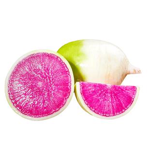新鲜心里美萝卜胭脂红水果萝卜生吃脆甜泡菜萝卜5斤红心萝卜包邮