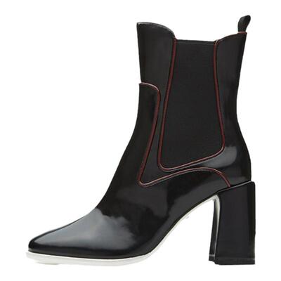 LuxuryRebel粗跟时尚瘦瘦靴