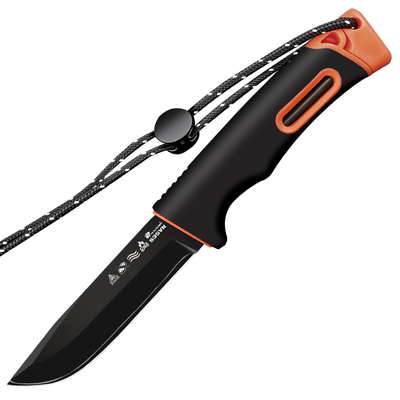 汉道S35VN生存探险户外刀丛林开路直刀野外求生多功能小刀露营刀