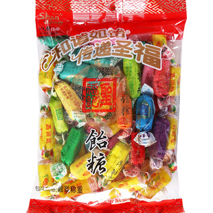 圣福记高粱饴糖果混合糖拉丝高梁饴麦芽糖山东特产零食网红软糖