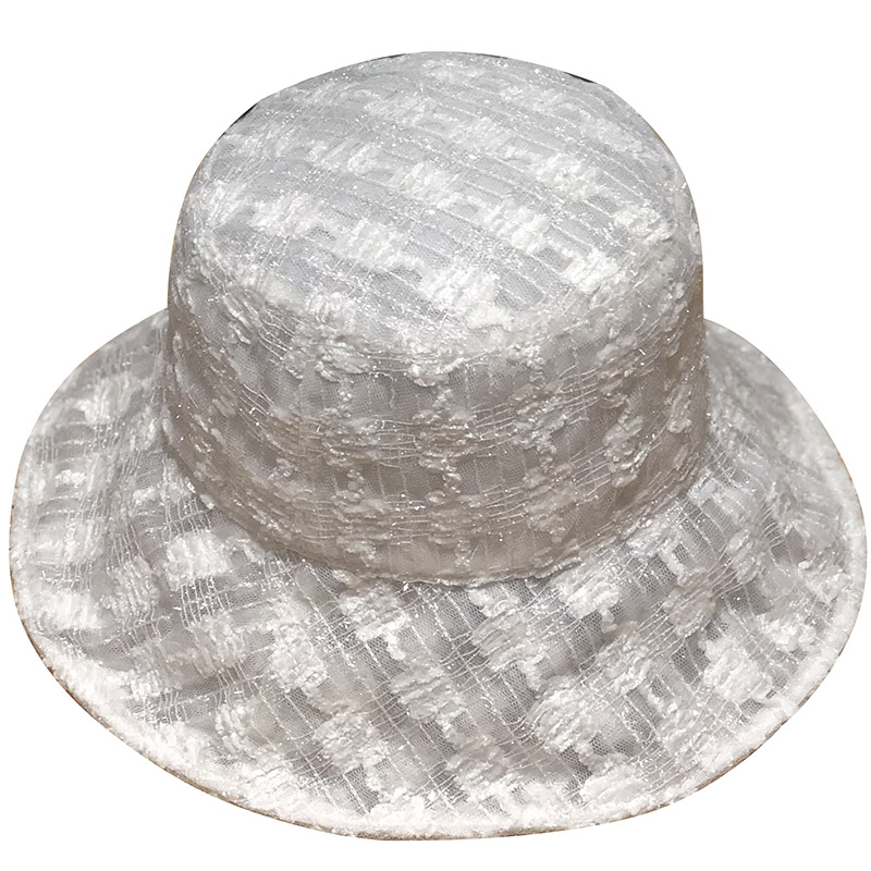 韩国ins蕾丝渔夫帽子新款气质