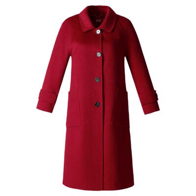 太嘉羊毛羊绒大衣双面呢纯羊毛