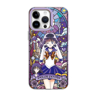 iphone17promax美少女战士小小兔土萌萤渐变镭射天王遥16plus手机壳适用苹果15pro冥王星14海王满air保护套13