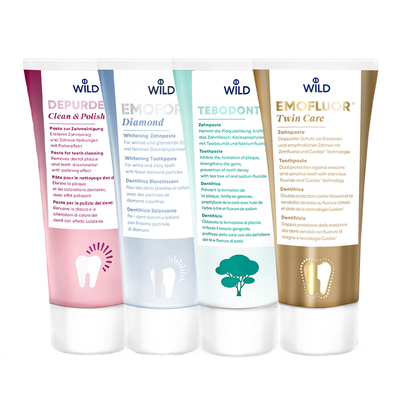 怀尔德牙膏四支装全护组合礼盒装