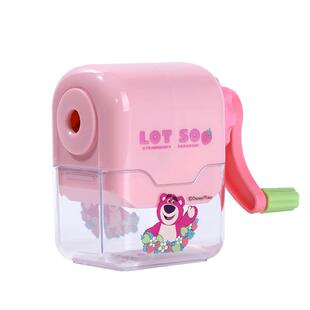 迪士尼削笔机小学生专用手摇自动进铅卷笔器幼儿园卡通耐用手动转笔刀大口径铅笔刀美术素描刨笔机简约卷笔刀