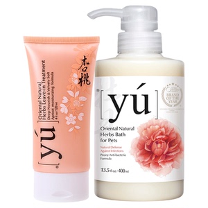 yu东方森草宠物沐浴露护毛素套餐