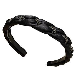 2026新款高级感麻花水钻发箍女外出百搭洗脸压发头箍发卡发捆头饰