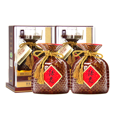 海通紫坛500mlx2瓶直供国产白酒