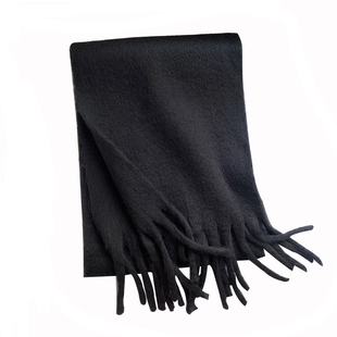 纯色围巾女秋冬季2025新款百搭大披肩雪天防寒加厚保暖围脖高级感