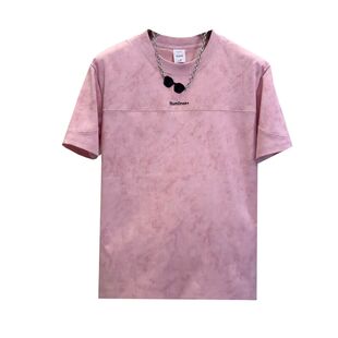 韩版休闲男士短袖t恤个性扎染设计感时尚上衣男款半袖T恤衫男潮牌