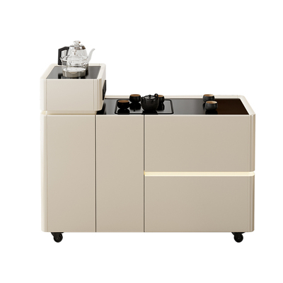 实木沙发边几多功能轻奢茶几