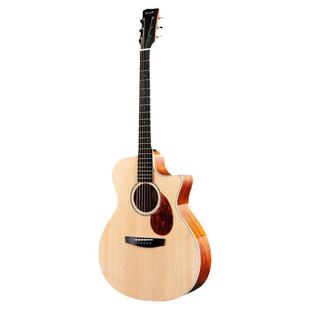 大树音乐屋 恩雅Q1M面单民谣木吉他 GA桶型单板电箱 初学入门进阶