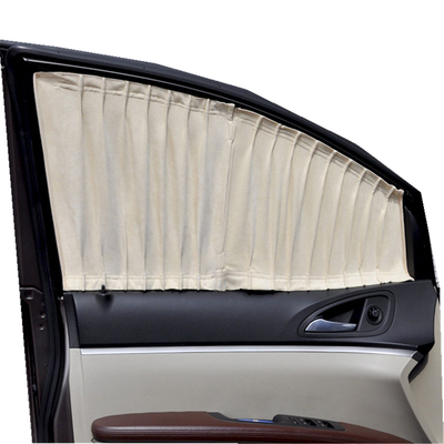 澳奴羊专车专用麂皮绒汽车窗帘