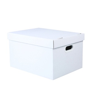 白色牛皮纸装书籍收纳箱搬家纸箱家用折叠纸盒衣服文件收纳盒箱子
