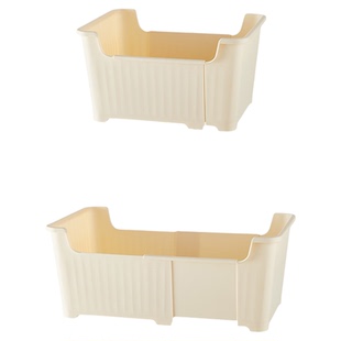 桌下书本收纳箱可伸缩落地书架便携可移动学生教室课桌旁置物架