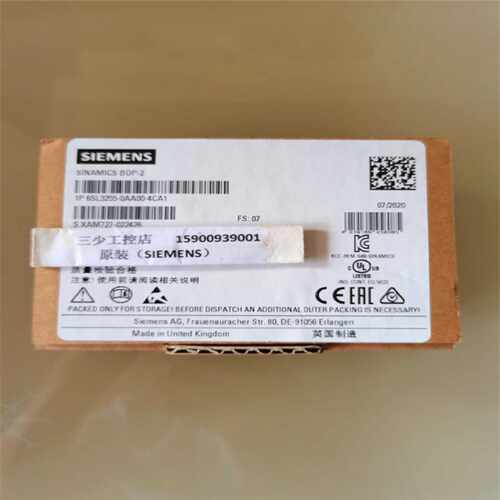 议价西门子G120 6SL3255-0AA00-4CA1基本操作面板BOP-2 全新原装