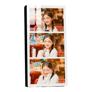 三宫格四水晶相框摆台洗照片定制结婚照相片写真制作相册框摆件小