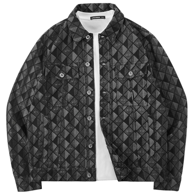 夹克满印提花外套利郎官方