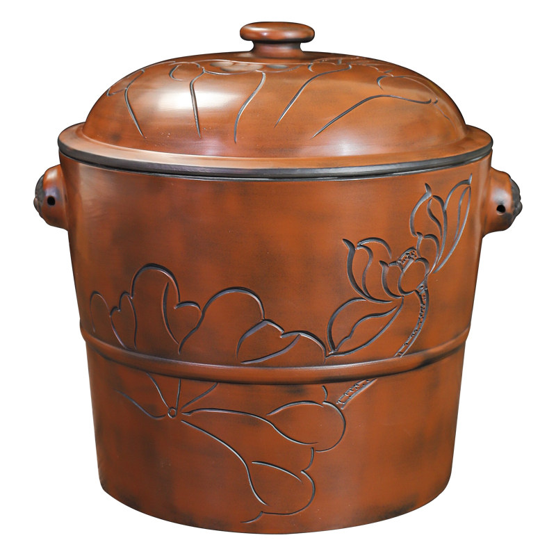 【滇匠旗舰店】蒸饭木桶木蒸饭桶家用神器蒸米饭云南紫陶非攀枝花