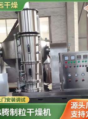 立式FL沸腾制粒制粒机 大型速溶冲剂蛋白酶茶多酚沸腾炉烘干机