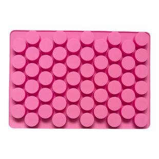 新品创意圆柱55连硅胶制冰格冰块模具果冻琥珀糖手工皂烘焙蛋糕模