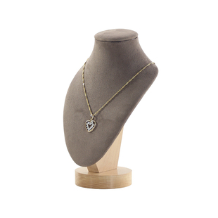 实木首饰架项链架子展示架珠宝展示道具模特头人像项链架托收纳架