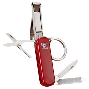 德国双立人指甲刀指甲剪指甲钳不锈钢折叠多功能钥匙扣军刀定制