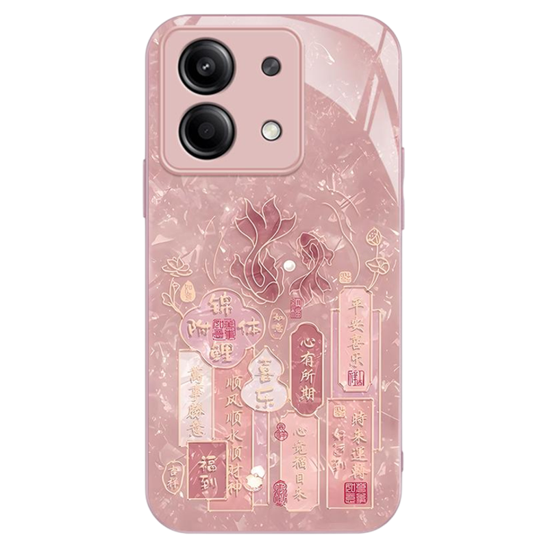 适用红米Note14ProPIus手机壳新款13/RPro保护套液态12Turbo玻璃11/E福到TPro高级防摔10喜庆9Pro12R平安喜乐