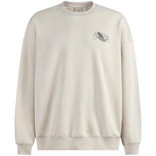 CHINISM丨405G重磅莺草数码直喷圆领卫衣男冬季高克重套头上衣