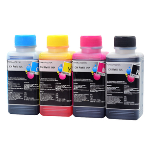 适用佳能815 816 845 846 245 835 830 840 240惠普HP803 802 680 805 63 65 123墨盒添加填充墨水100ML四色