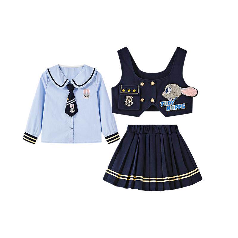 迪士尼女童兔子警官学院风套装