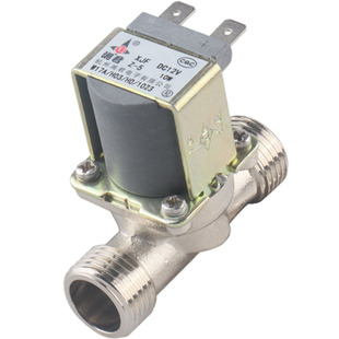 湘君太阳能电磁阀DC12V饮水机开水器出水耐高温有压无压放水阀4分