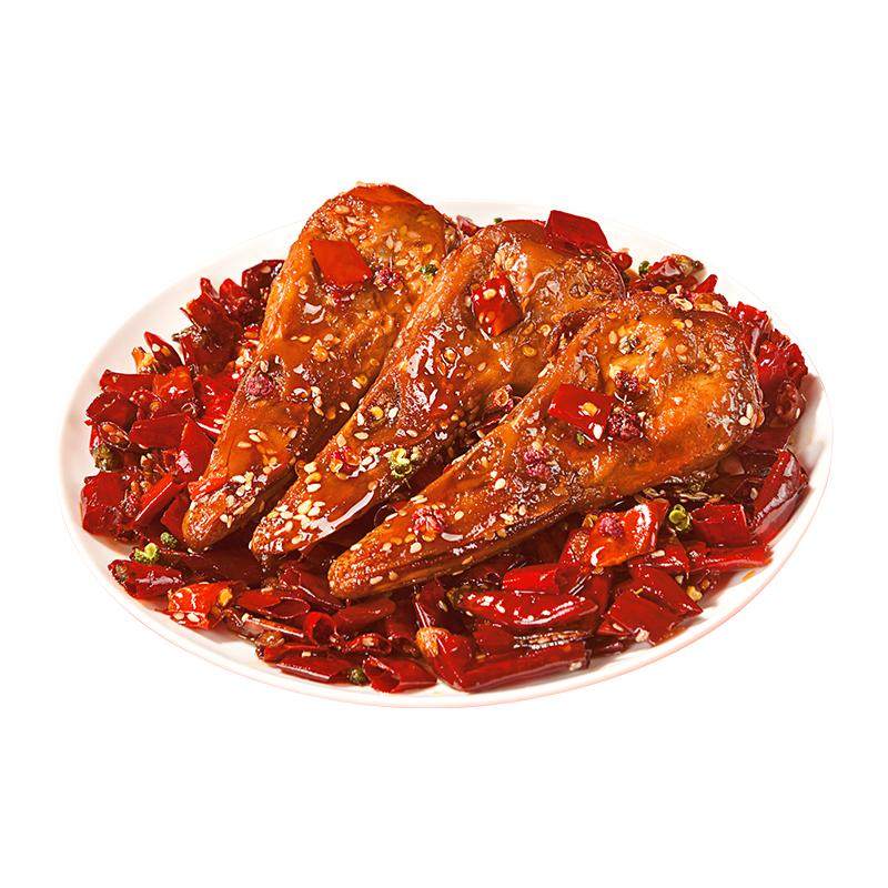 馋徒麻辣藤椒香酥馋嘴88g大鸭头休闲卤味开袋即食川渝特产小吃
