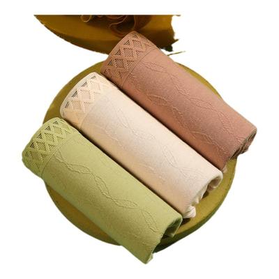 红豆女士3A抑菌无痕纯棉裆底中腰