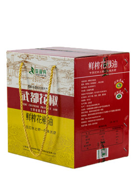 武都特产陇藓芽鲜榨大红袍花椒油230ml×6瓶 食用油调和调味油