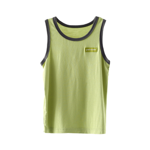 儿童莫代尔背心男童内穿宝宝男夏男男孩跨栏小孩打底内衣小背心