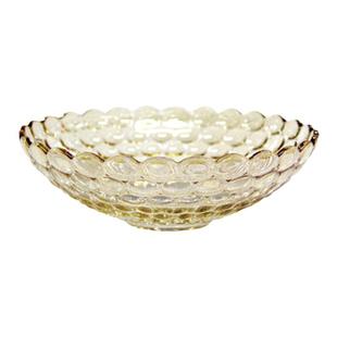 2025新款玉晶水晶玻璃盆水果盘大果盘客厅高级盘子高端精致高颜值