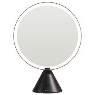 MUID大圆镜台式带灯智能高清梳妆镜美妆补光led充电桌面化妆镜子