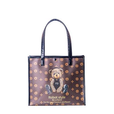 手提袋新款小熊时尚便携手提包女