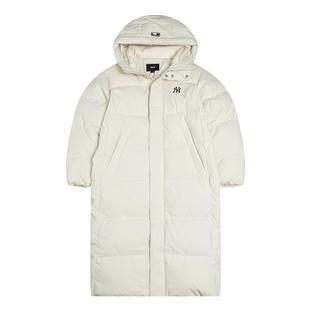 【自营】MLB长款羽绒服男装女装新款运动休闲服保暖上衣连帽外套